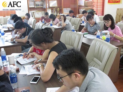 AFC triển khai kh&oacute;a học Quản trị d&ograve;ng tiền doanh nghiệp tạt Vietcombank Th&agrave;nh C&ocirc;ng